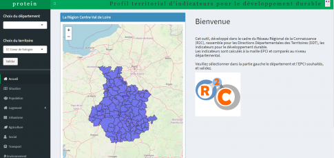 Profil territorial d'indicateurs pour le développement durable